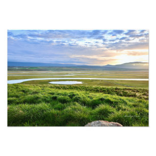 Island: Sauðárkrókur Fototryck