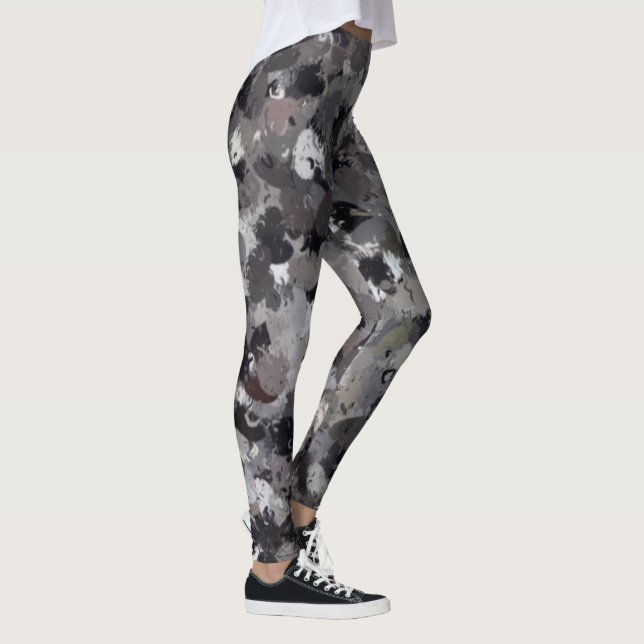 Island Skogafoss Sten Leggings (Höger)