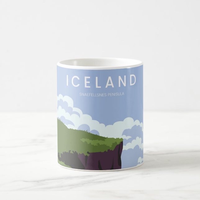 Island Snaefellsnes Peninsula Kaffemugg (Center)