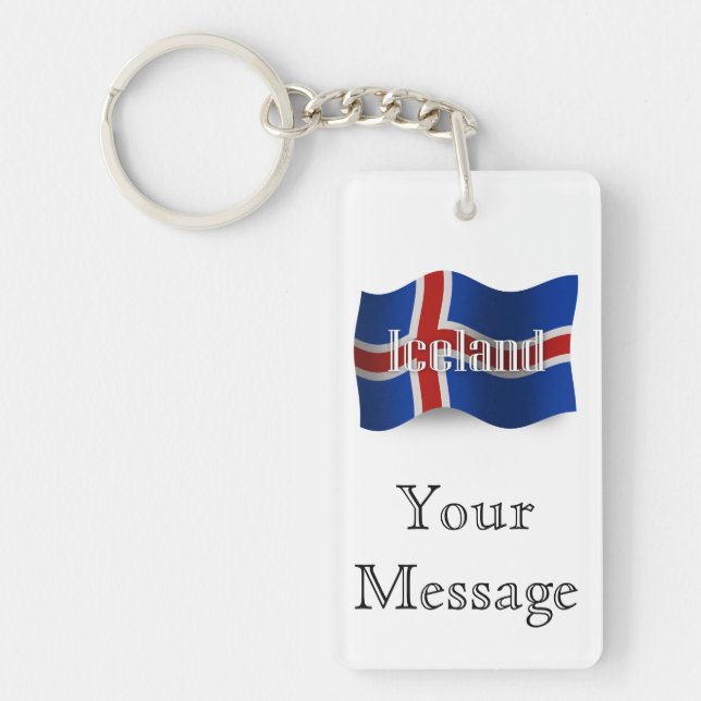 Island som vinkar flagga (Framsidan)