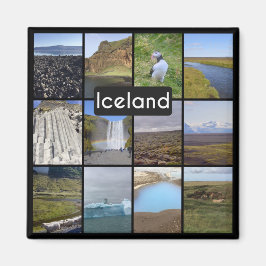 Island, sommarlandskap magnet