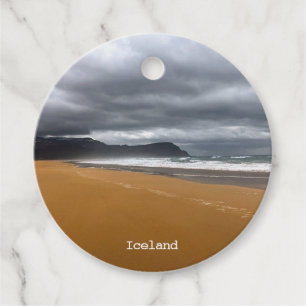 Island strand - gåvor etiketter