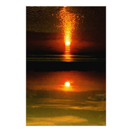                            Island Sunset           Fototryck