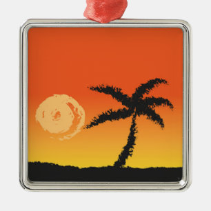 Island Sunset Julgransprydnad Metall