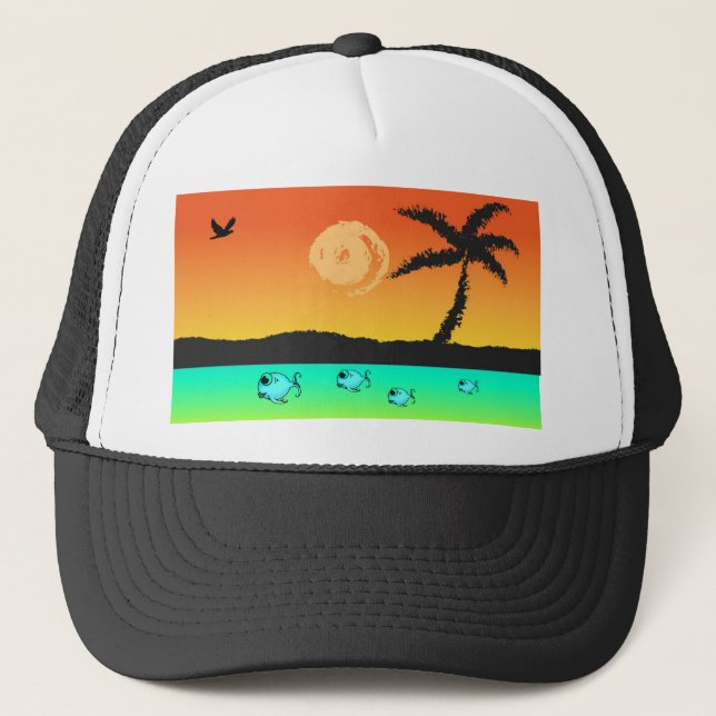 Island Sunset Keps (Framsida)