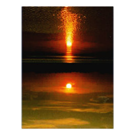 Island Sunset                    Photo Enlargement Fototryck