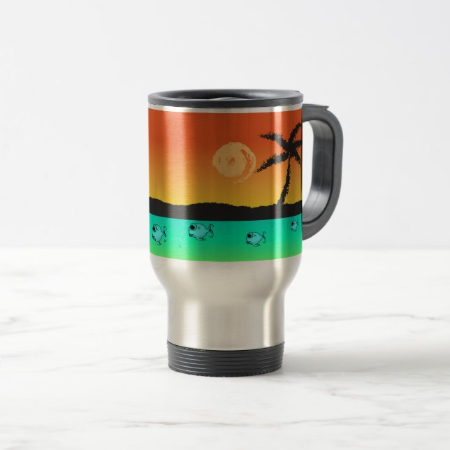 Island Sunset Resemugg (Framsida höger)
