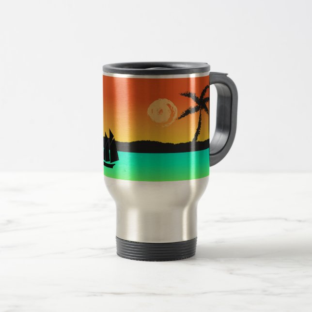 Island Sunset Resemugg (Framsida höger)