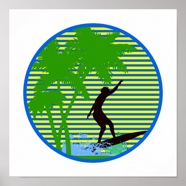 Island Surfer Poster (Framsidan)