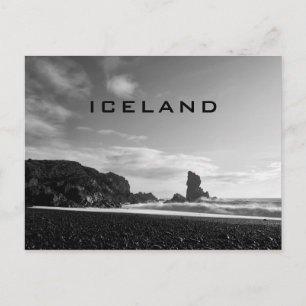 Island Svart strand Sowvenir-vykort Vykort