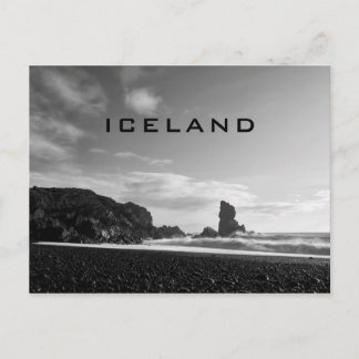 Island Svart strand Sowvenir-vykort Vykort