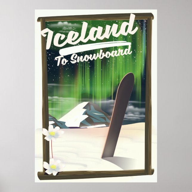 Island till smörjmedel poster (Framsidan)