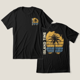 Island Time Handflatan Träd Tri-Blend T-Shirt