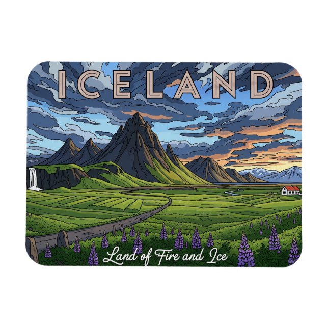 Island Travel Magnet (Horisontell)