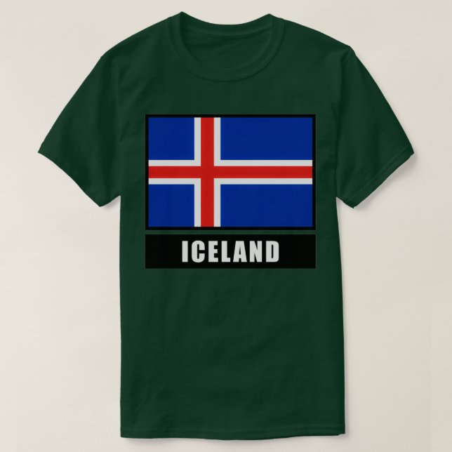 Island turister t shirt (Design framsida)