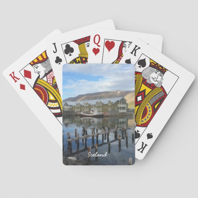 Island - Uppspelningskort Casinokort (Baksidan)