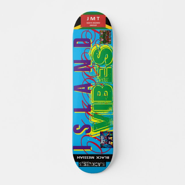 ISLAND VIBES JMT 7 3/4-tums Skateboard Deck (Framsida)