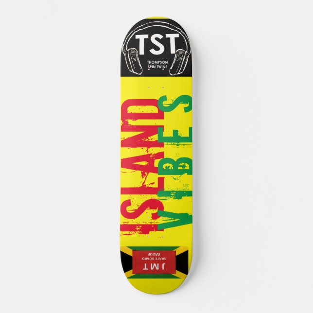 ISLAND VIBES Skateboard (Framsida)