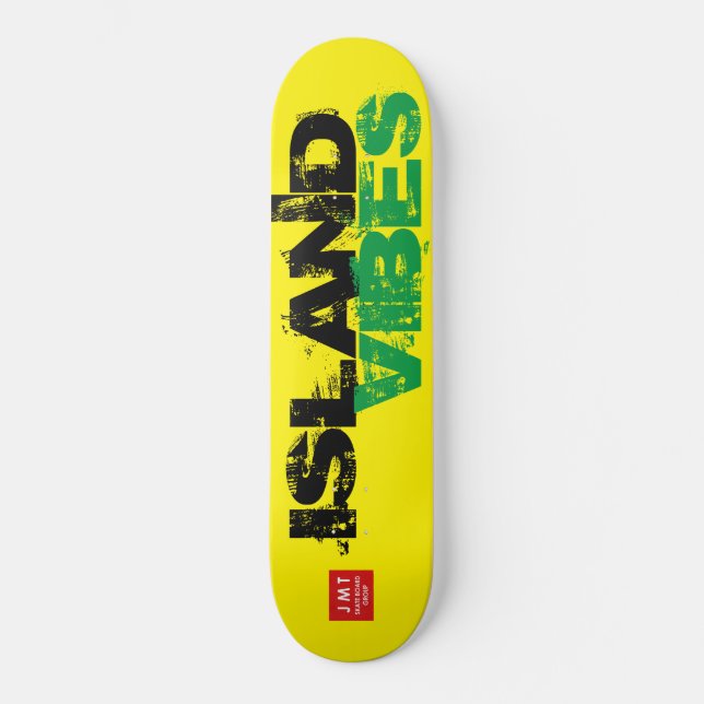 ISLAND VIBES  SKATEBOARDS  / JMT SKATEBOARDS (Framsida)