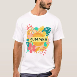 "Island Vibes: Sommar T-Shirt Design