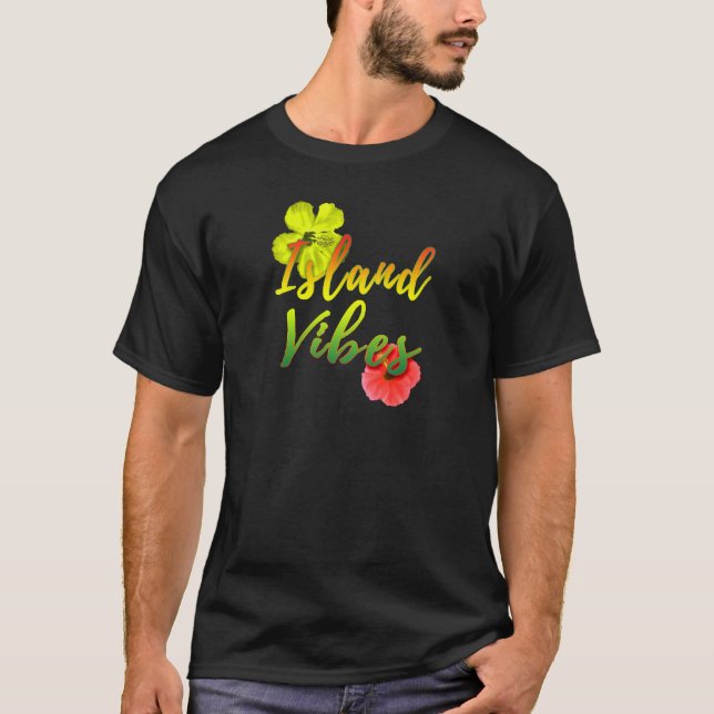 Island Vibes Tee Shirt (Framsida)