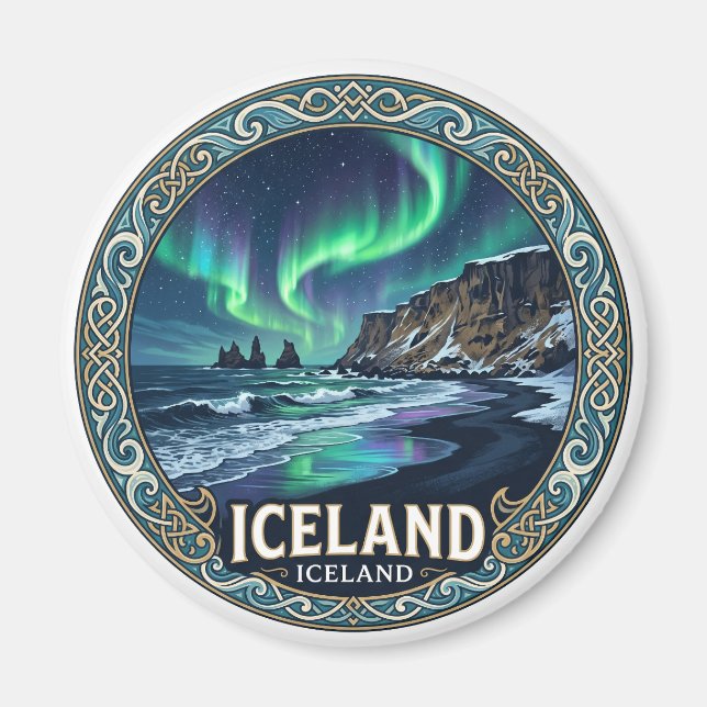 Island Vik Magnet (Framsidan)