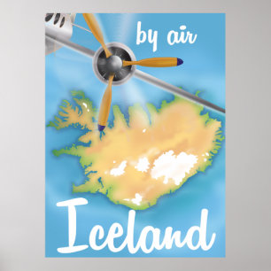 Island vintage resor poster