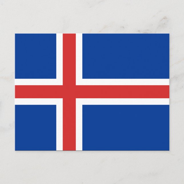 island vykort (Framsida)