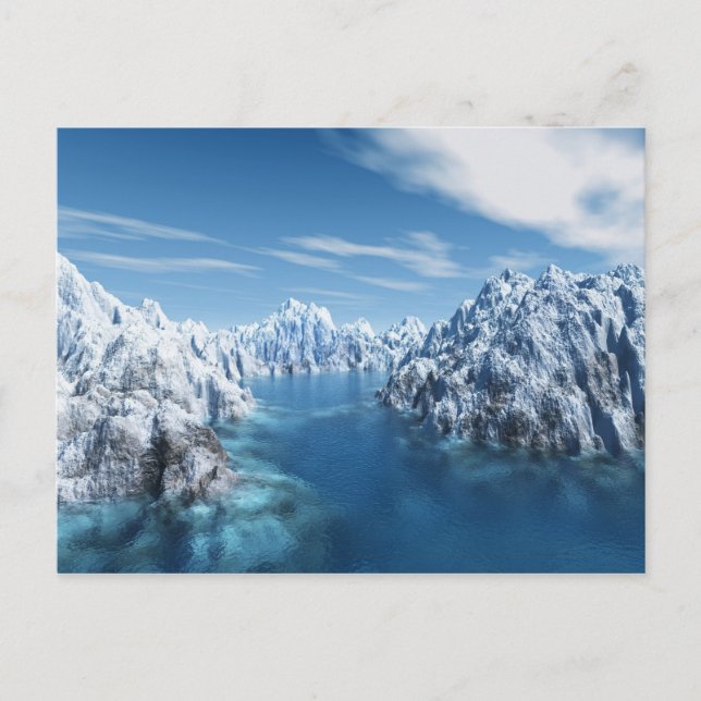 island vykort (Framsida)