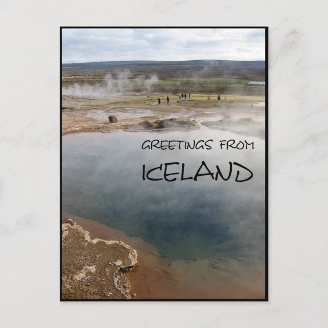 Island Vykort (Framsida)