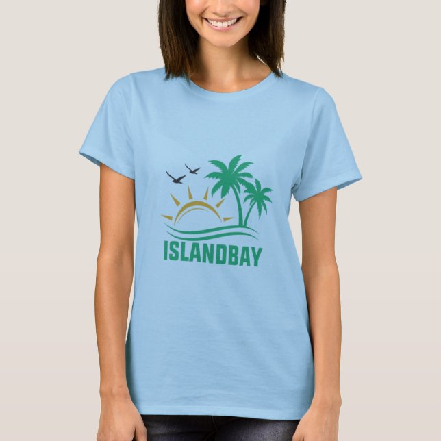 Islandbay T-Shirt - Bäran Tropical Breeze (Framsida)