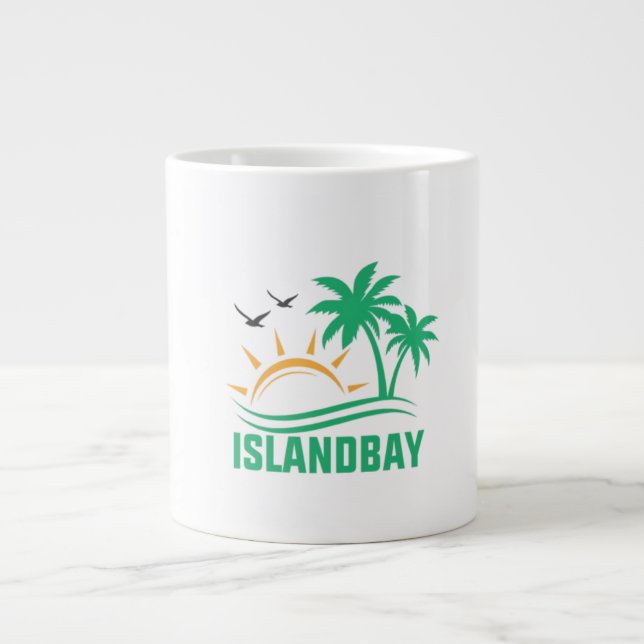 Islandbay T-Shirt - Bäran Tropical Breeze Jumbo Mugg (Framsidan)