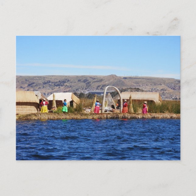 Islanders of Uros Vykort (Framsida)