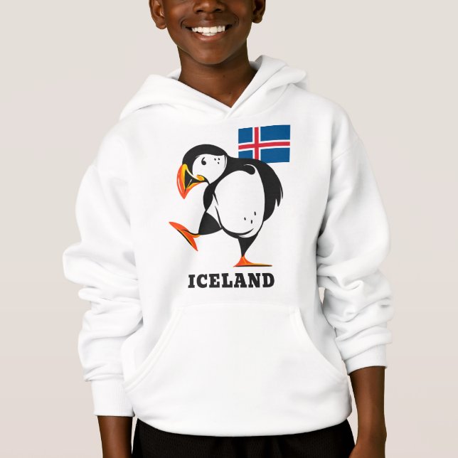Islandet Anpassat namn T Shirt (Framsida)