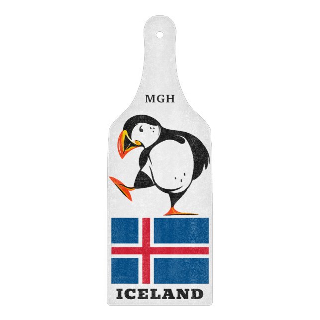 Islandet anpassningsbar Monogram (Framsidan)