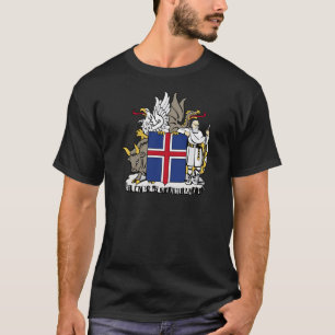 Islandet ÄR den Ísland vapenskölden Tröja