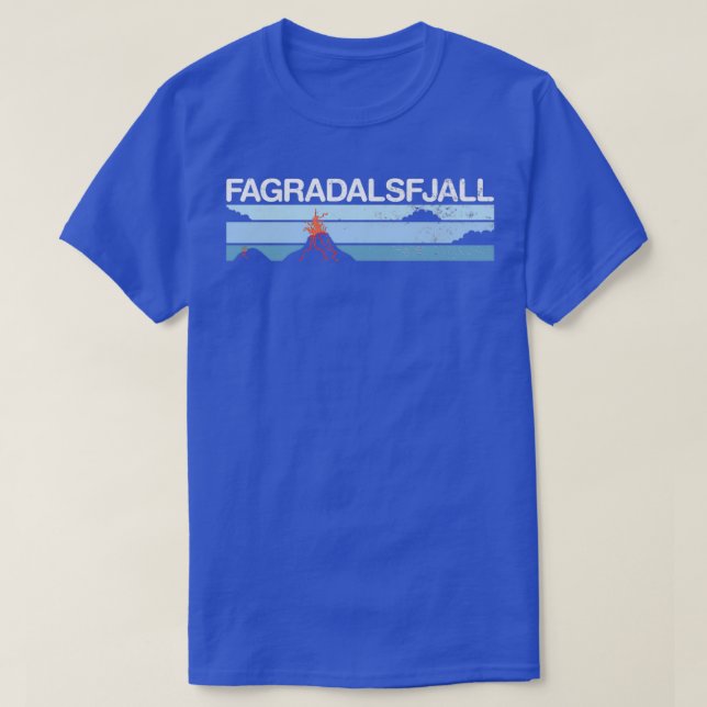 Islandet Fagradalsfjall T Shirt (Design framsida)
