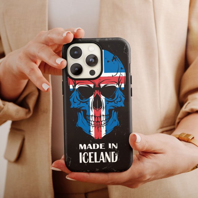 Islandet gjordes i Islandet Skull iphone case Mate (Skapare uppladdad)