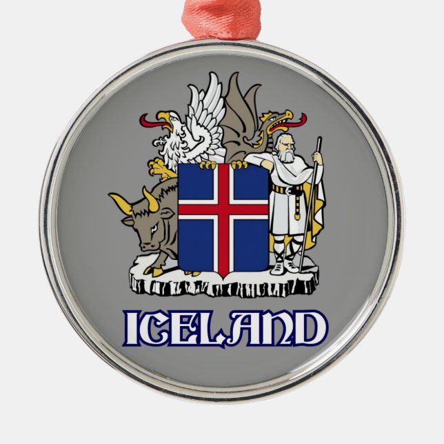 ISLANDET - JULGRANSPRYDNAD METALL (Framsidan)