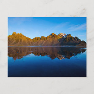 Islandet Vestrahorn Mountain Vykort