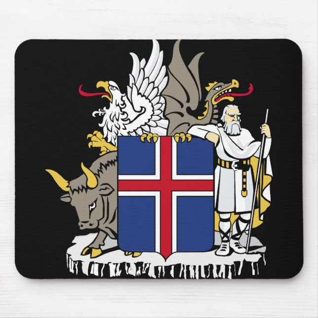 islandets emblem musmatta (Framsidan)