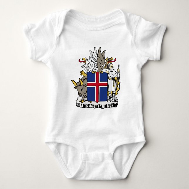 islandets emblem tee shirt (Framsida)