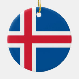 Islandets flagga - dekoration