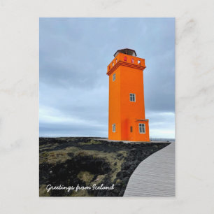 Islandets fyr - vykort