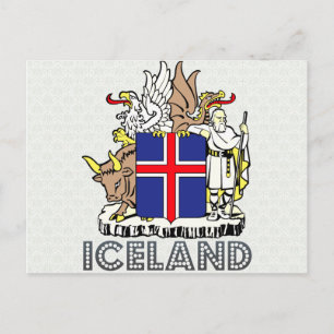 Islandets Jacka av Arm Vykort