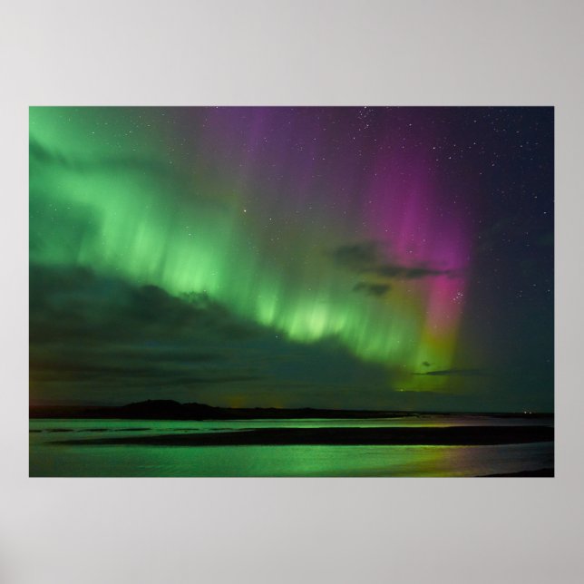 Islandets norra Ljus Poster (Framsidan)