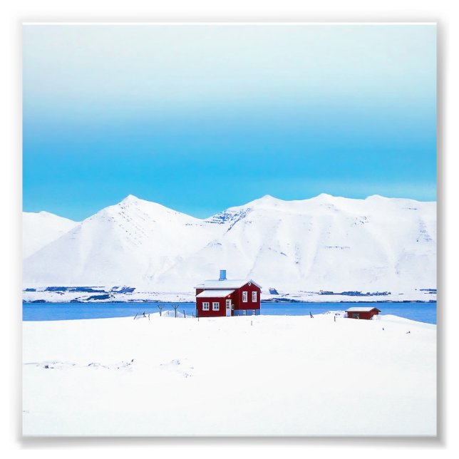 Islandets stuvning fototryck (Framsidan)