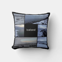 Islandets vinter liggande kudde