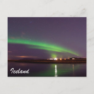 Islandets vykort - norra Ljus/Aurora