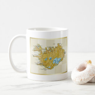 Islandflagga + Kartamugg Kaffemugg